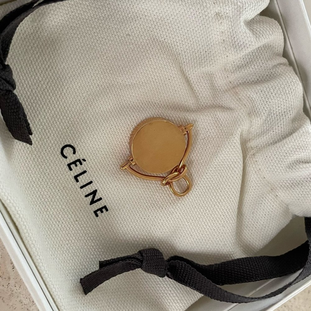 RARE Céline Knot Disc Pendant Pheobe Philo Era
